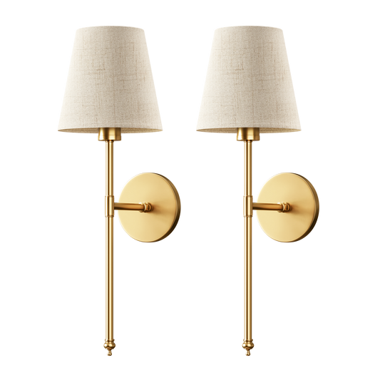 WIRELESS SAND WALL SCONCES (SET OF 2)